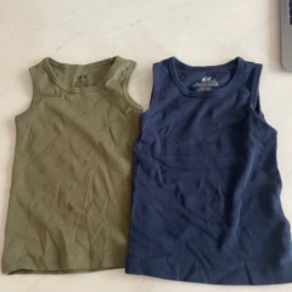 H&M Green and Navy Toddler Muscle Tank - Picture 1 of 1